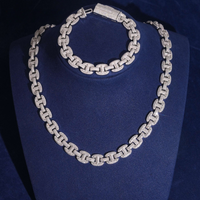 Diamante de laboratorio Heavy H Link – Oro de 14k