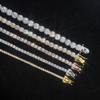 Pulsera de tenis con diamantes cultivados (todos los tamaños) – Oro de 14k