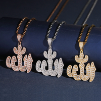 Colgante Baguette Alá Diamante de Laboratorio – Oro de 14k