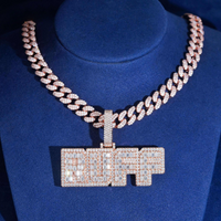 Colgante personalizado con diamante cultivado en laboratorio – Oro de 14k