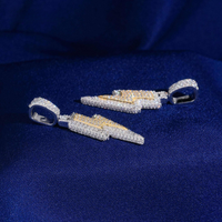 Colgante Rayo con Diamante Creado en Laboratorio – Oro de 14k