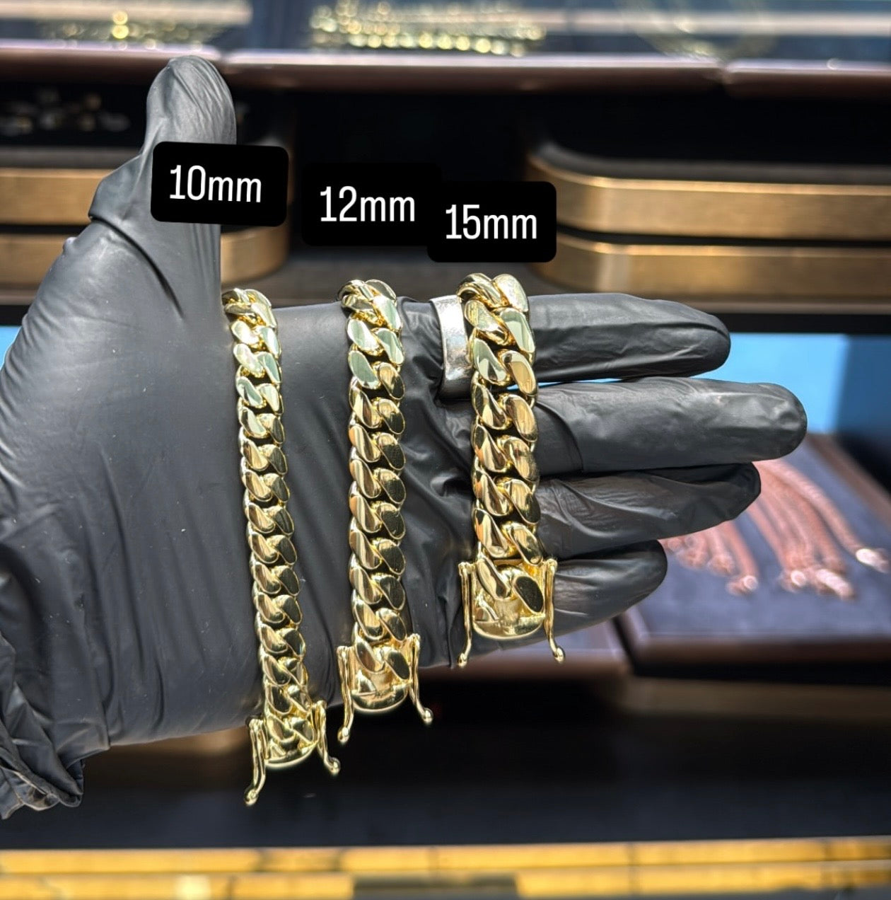 Miami Cuban Link Fully Solid Gold / Rose Gold