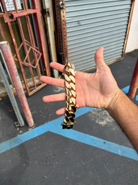 Miami Cuban Link Fully Solid Gold / Rose Gold