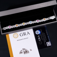 Pulsera de Ojo Turco Multicolor con Diamantes de Laboratorio Infinity – Oro de 14k