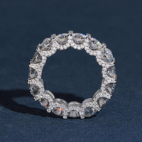 Pulsera de oro de 14k con diamantes de laboratorio talla pera y redonda - añadir a la sección de damas