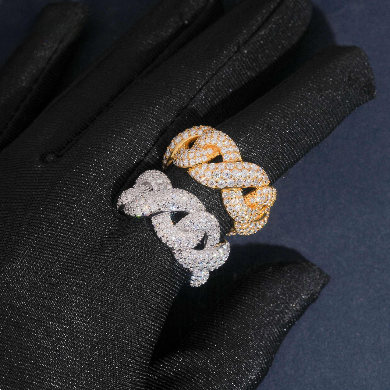 Anillo con diamante de laboratorio Infinity - Oro de 14k