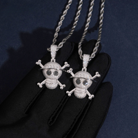 Colgante Calavera Sombrero de Paja Diamante de Laboratorio – Oro de 14k