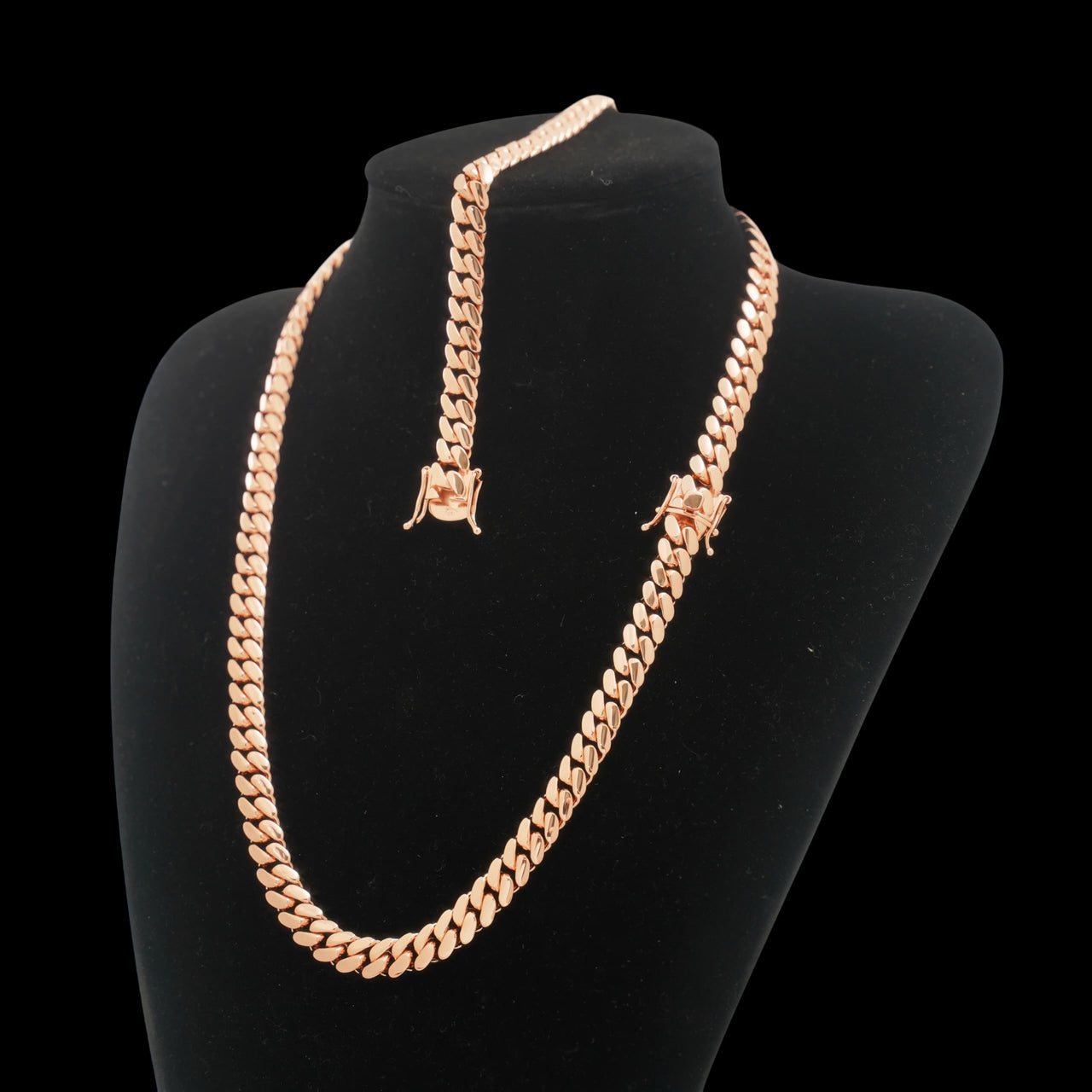 Miami Cuban Link Fully Solid Gold / Rose Gold