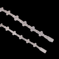 Pulsera de diamantes de laboratorio Cross Link – Oro de 14k
