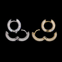 Arracadas Pavé Diamante de Laboratorio – Oro de 14k