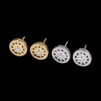 Pendientes de racimo con pavé 