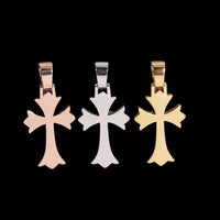 Colgante Cruz Grande Diamante de Laboratorio – Oro de 14k