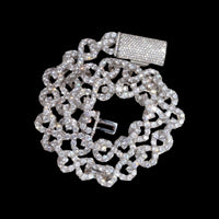 Collar infinito Big Pointer – Diamantes de laboratorio de oro de 14k